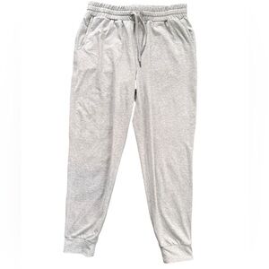 Quince Flowknit mid-rise Joggers heather‎ pale gray XS